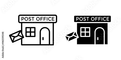 Post office icon sign symbol design.