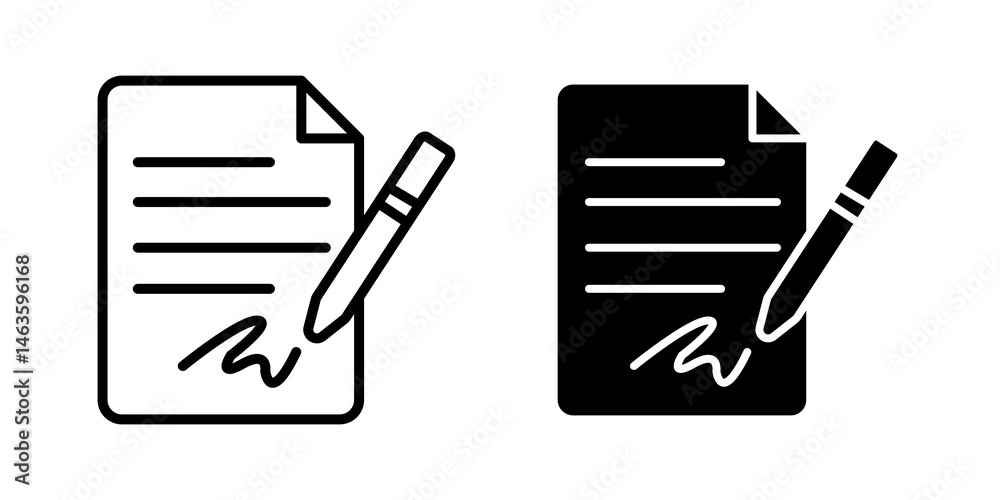 Agreement icon sign symbol design.