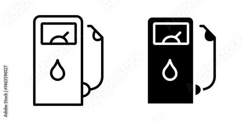 Gas station icon sign symbol design.