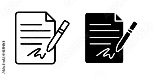 Agreement icon sign symbol design.