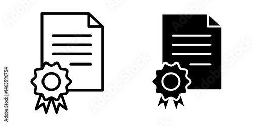 Declarations icon sign symbol design.