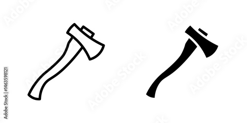Hatchet icon sign symbol design.