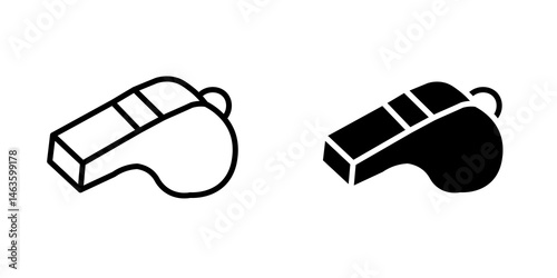 Whistle icon sign symbol design.