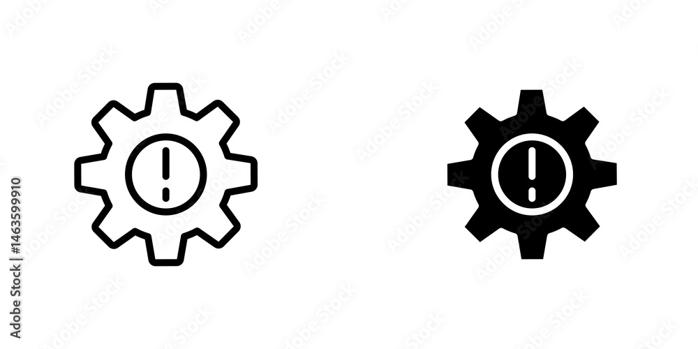 Failure icon sign symbol design. Failure icon sign symbol design.