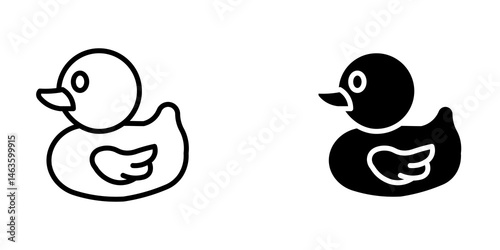 Duck icon sign symbol design.