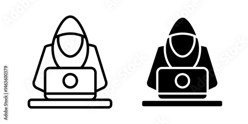 Hacker icon sign symbol design.