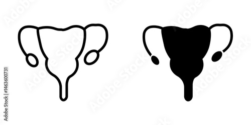 Gynecology icon sign symbol design.