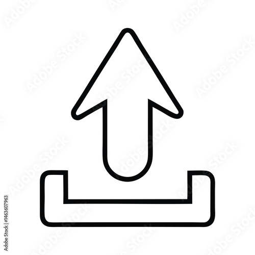 Upload Vector Art, Icon