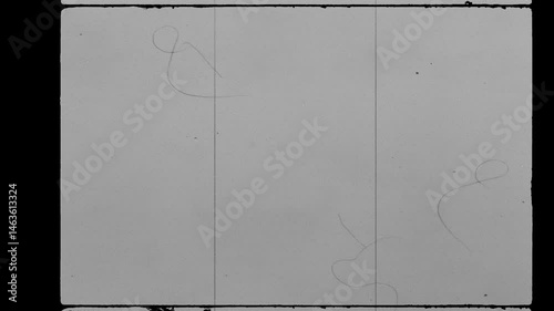 Old Vintage Super 16mm Film Frame Grain Matte Seamless 4K Video Overlay Background Loop Effect