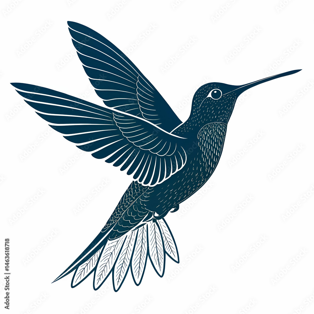 Obraz premium hummingbird in flight