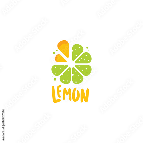 Lemon fruit logo design template. Lemon brand logo template