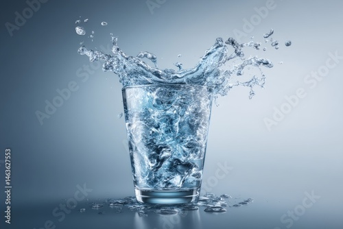 Splashing water in a glass (8)