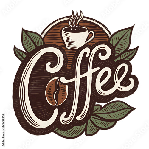 coffee beans on a white background