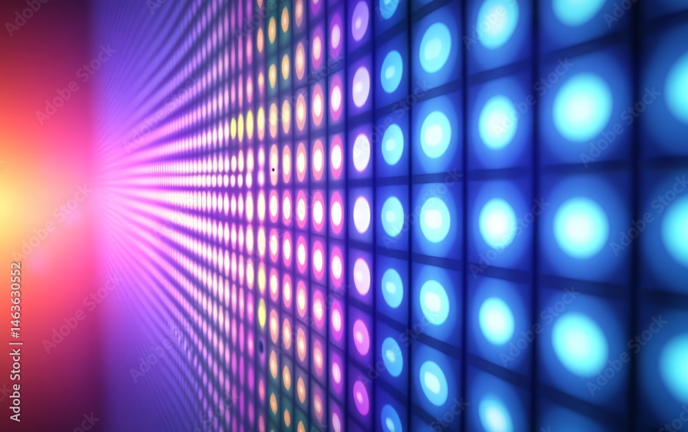 Colorful LED Light Panel with Gradient Effect Colorful LED Light Panel with Gradient Effect