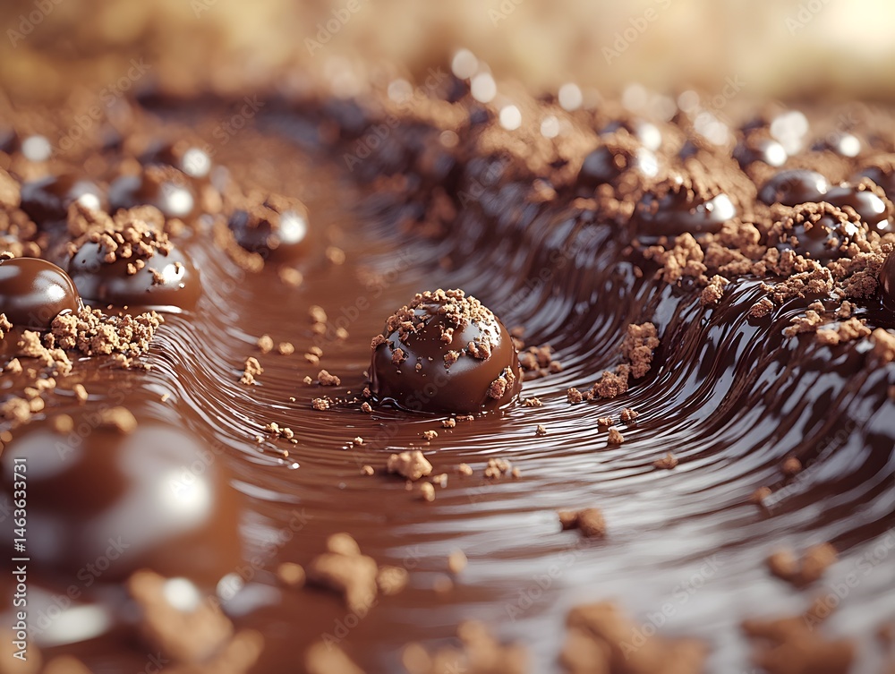 A macro close-up reveals the intricate texture of a brown sea urchin shell beside a wet snail and a worm from nature