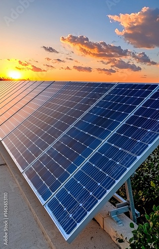 solar panels on the roof