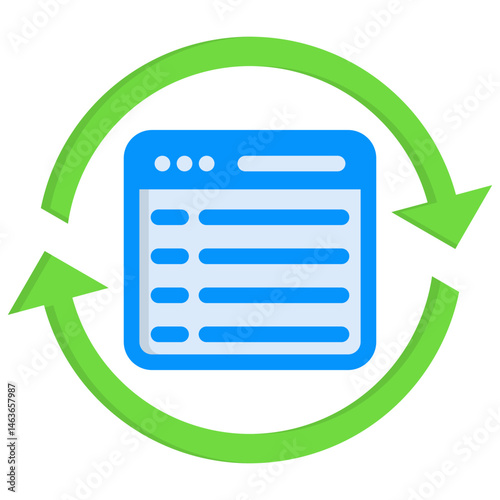 Web Synchronization Icon