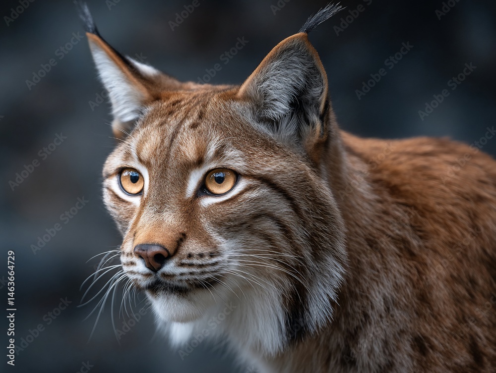 Fototapeta premium Close-up lynx portrait (1)