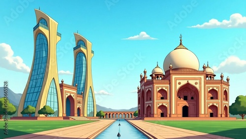 taj mahal in agra india