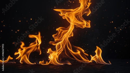 Wallpaper Mural Background with fiery flame texture Torontodigital.ca