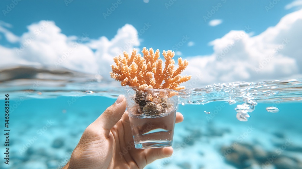 Vibrant Coral Reef Conservation and Marine Biodiversity Efforts
