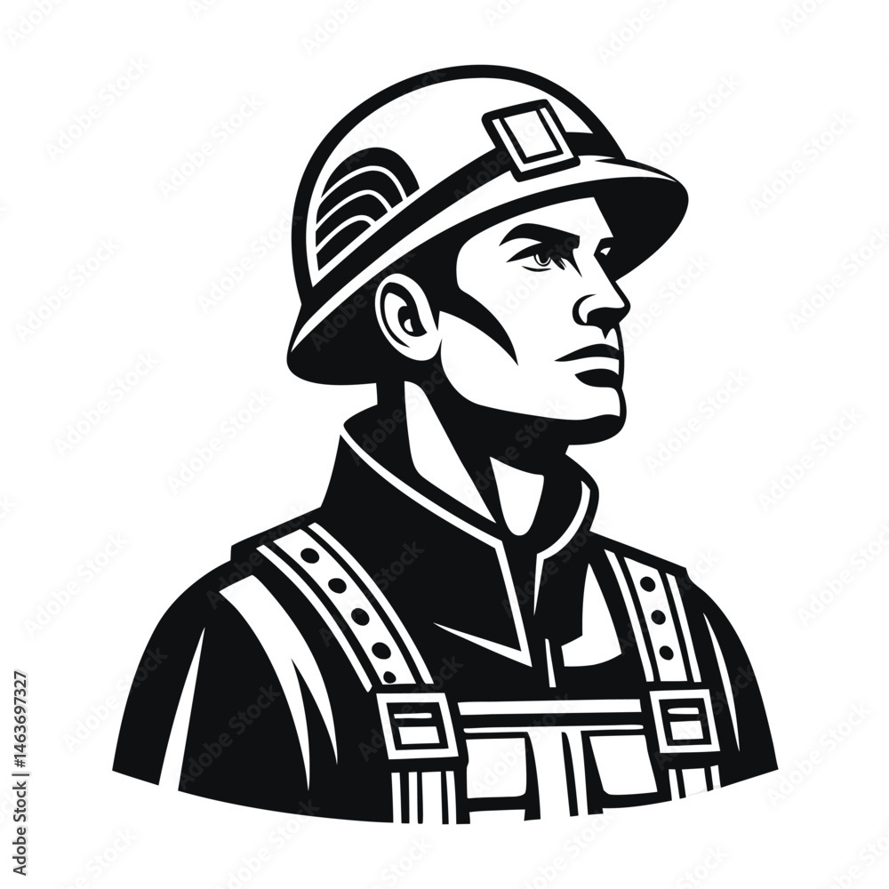 Obraz premium vector illustration of a sailor