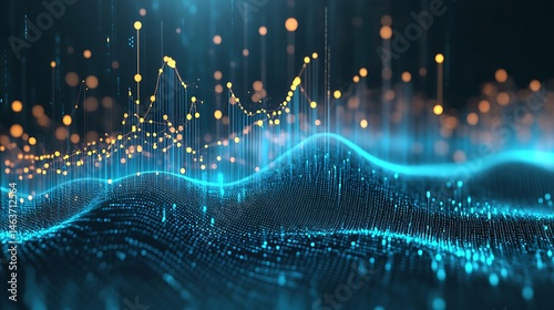 Wallpaper Mural Abstract data visualization (9) Torontodigital.ca