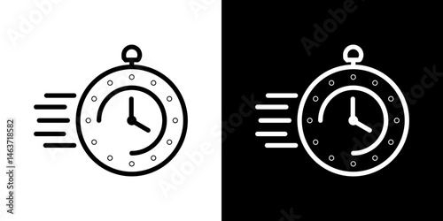 Express icon set in line.