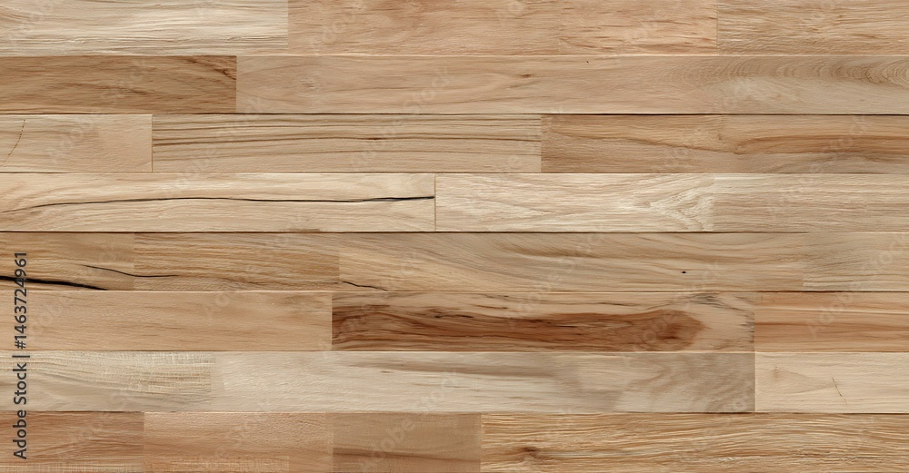 Naklejka premium Natural Wood Plank Flooring Texture