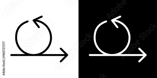 Agile icon set in line.