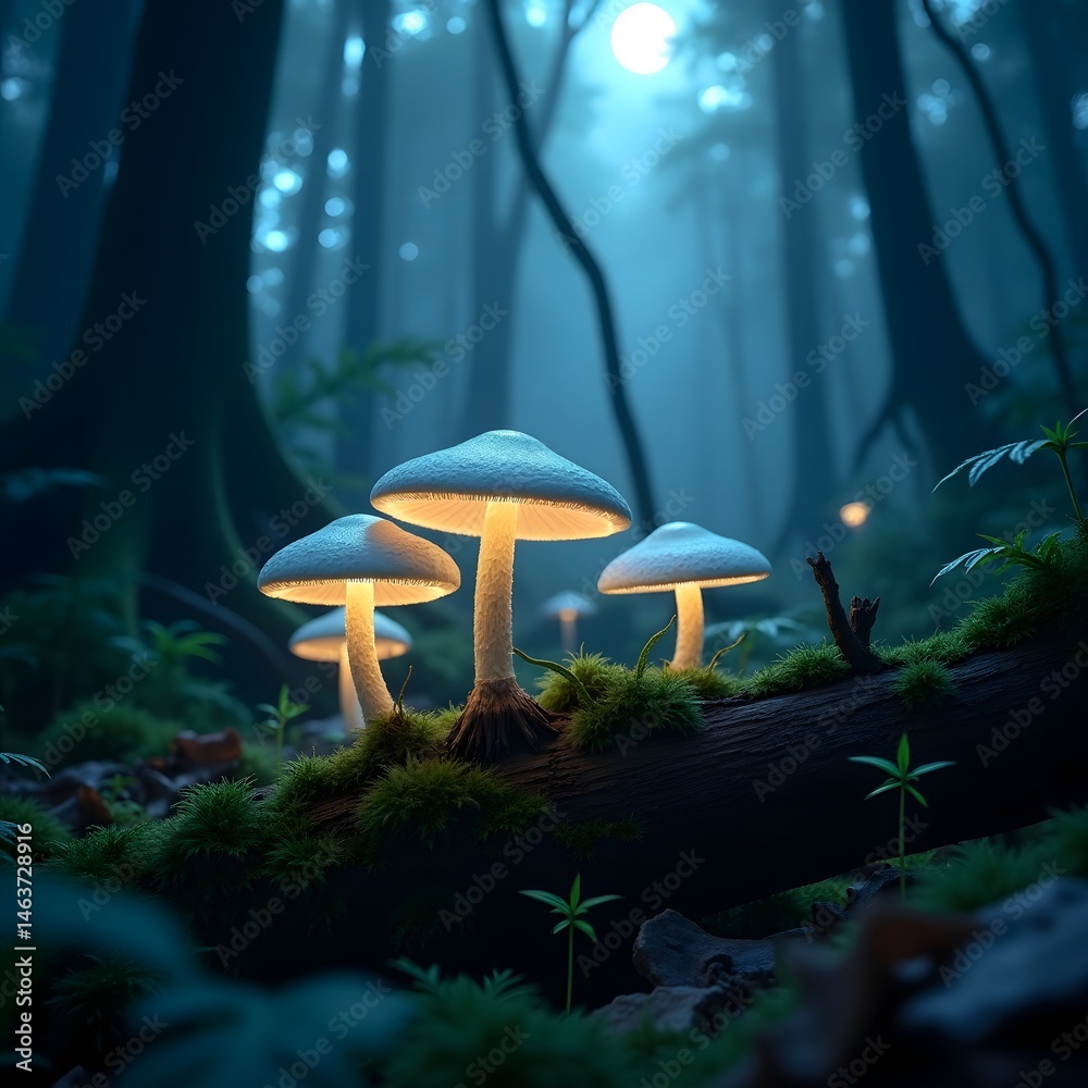 Fototapeta premium mushrooms in the forest