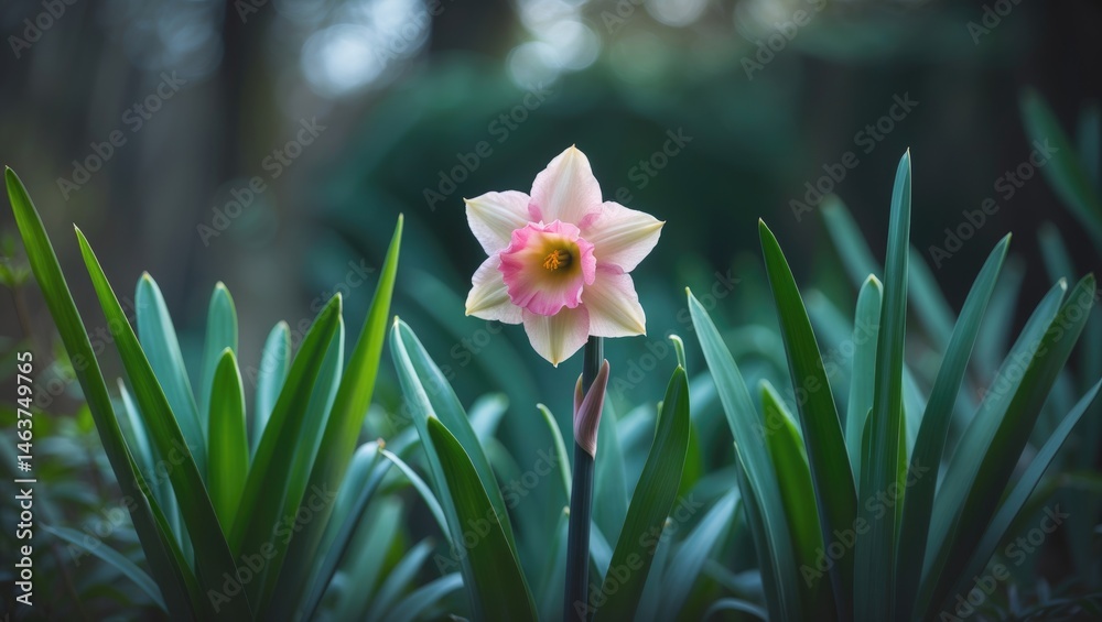 Daffodils grow freely in the yard