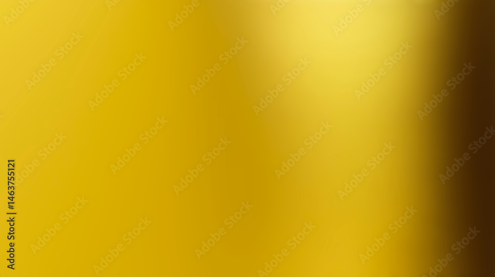 Obraz premium Abstract golden metallic foil background. Minimalist gradient. Smooth banner or wallpaper