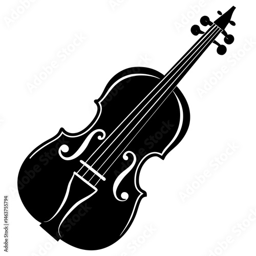 violin vector illustration