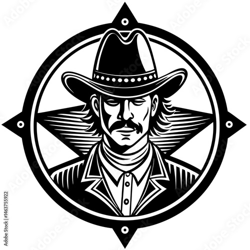 cowboy hat vector