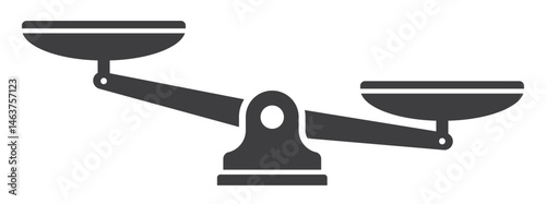 Justice scales icons set . Scales icon collection. Law scale icon. Scales. Libra icon. Flat style.