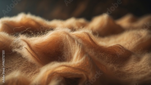 Close-up of alpaca fur for textile background