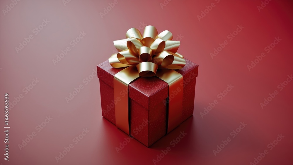 Obraz premium Beautiful gift packaging with bow for celebration