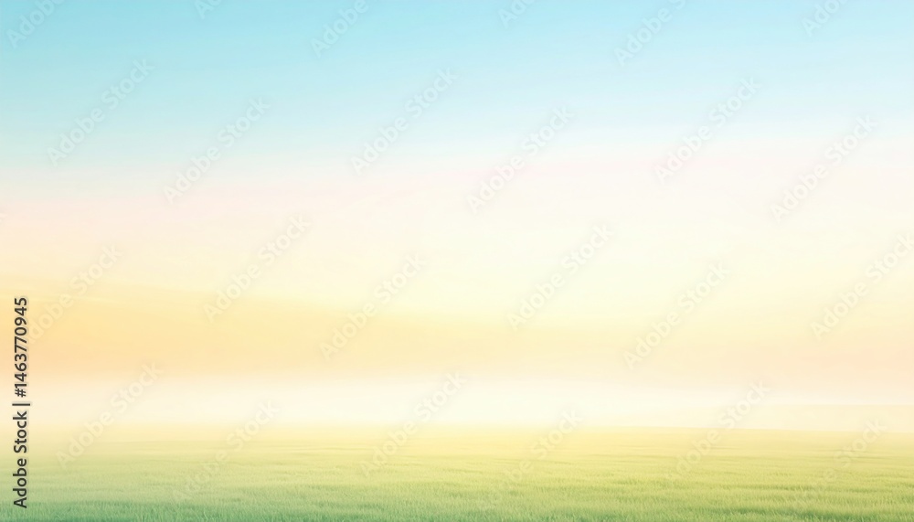 Fototapeta premium Stunning sunrise reflection over tranquil waters serene landscape nature photography peaceful environment wide angle view