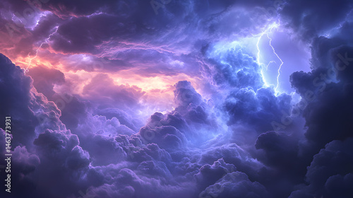 Majestic Fury: Capturing the Intensity and Beauty of a Thunderstorm in Full Force