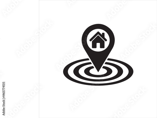 Vector web button set features a 3D map pointer icon with a pin, a target symbol for business, and a bright idea bulb marker.