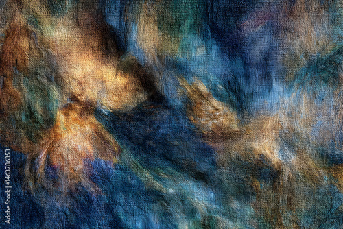 Wallpaper Mural Abstract painting with dynamic color blends. Torontodigital.ca