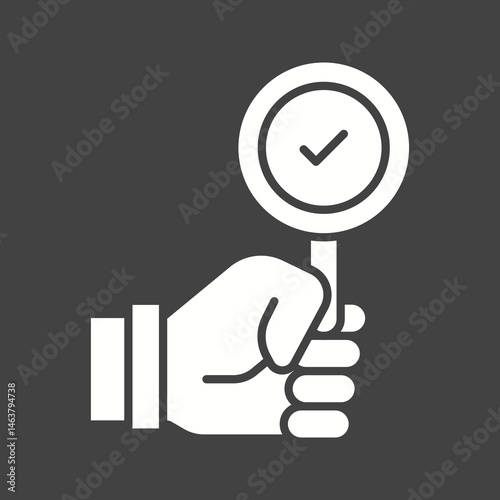 Agree icon vector image. Suitable for mobile apps, web apps and print media.