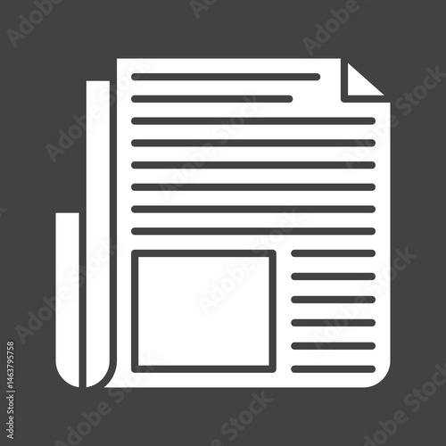 Bulletin icon vector image. Suitable for mobile apps, web apps and print media.