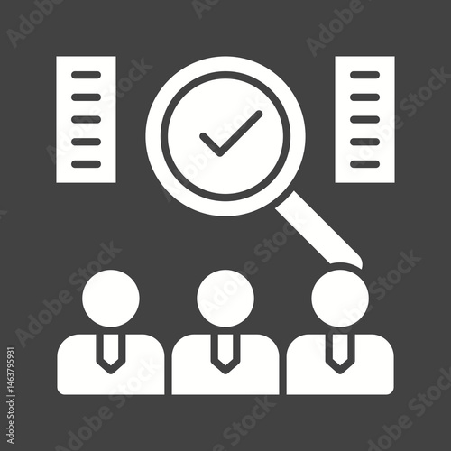 Candidate icon vector image. Suitable for mobile apps, web apps and print media.