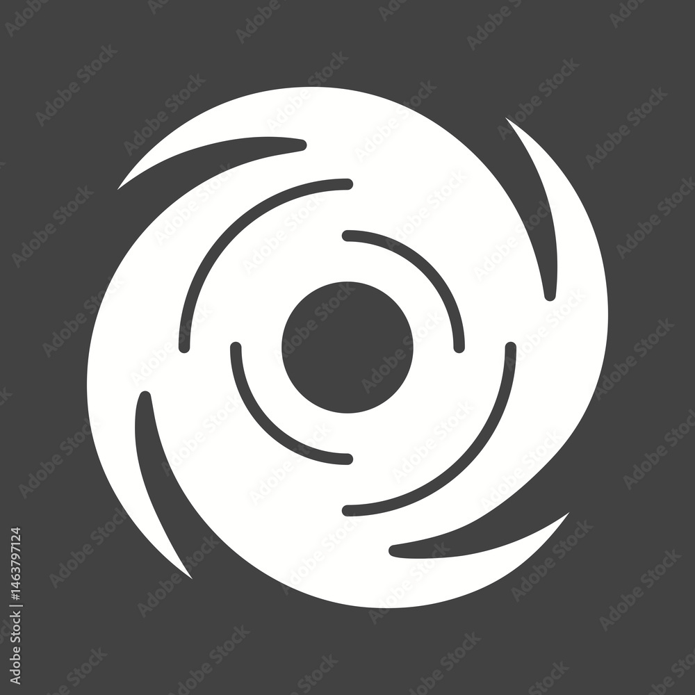Obraz premium Cyclone icon vector image. Suitable for mobile apps, web apps and print media.