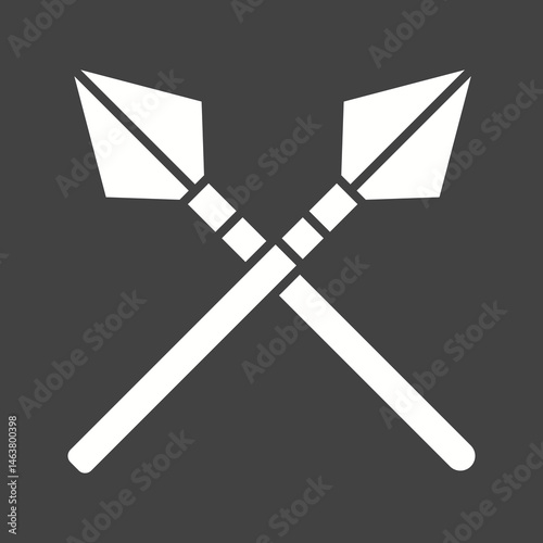 Lance icon vector image. Suitable for mobile apps, web apps and print media.