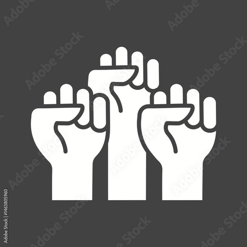 Racism icon vector image. Suitable for mobile apps, web apps and print media.