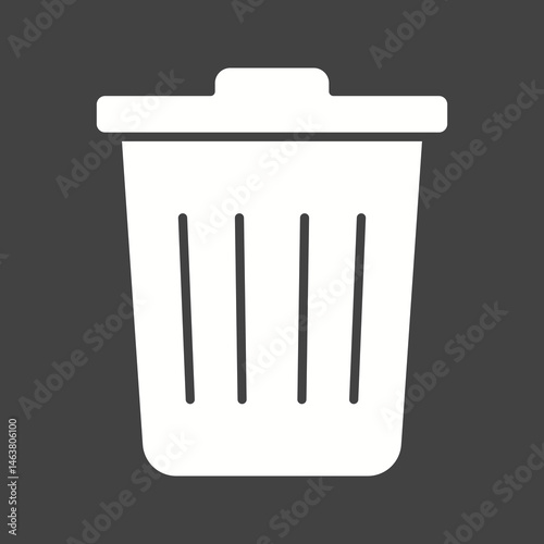Recycling Bin icon vector image. Suitable for mobile apps, web apps and print media.