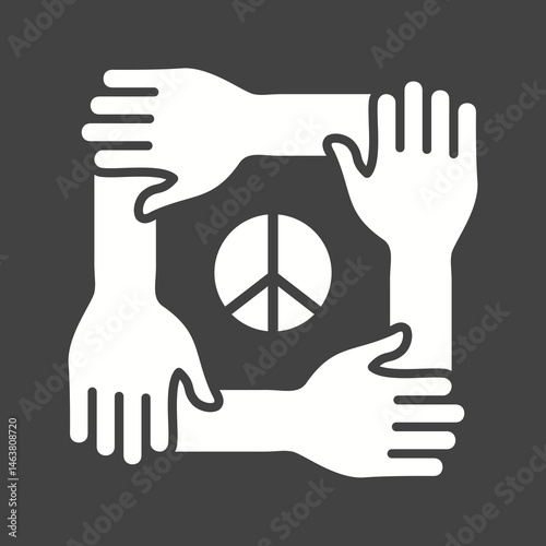 Unite icon vector image. Suitable for mobile apps, web apps and print media.